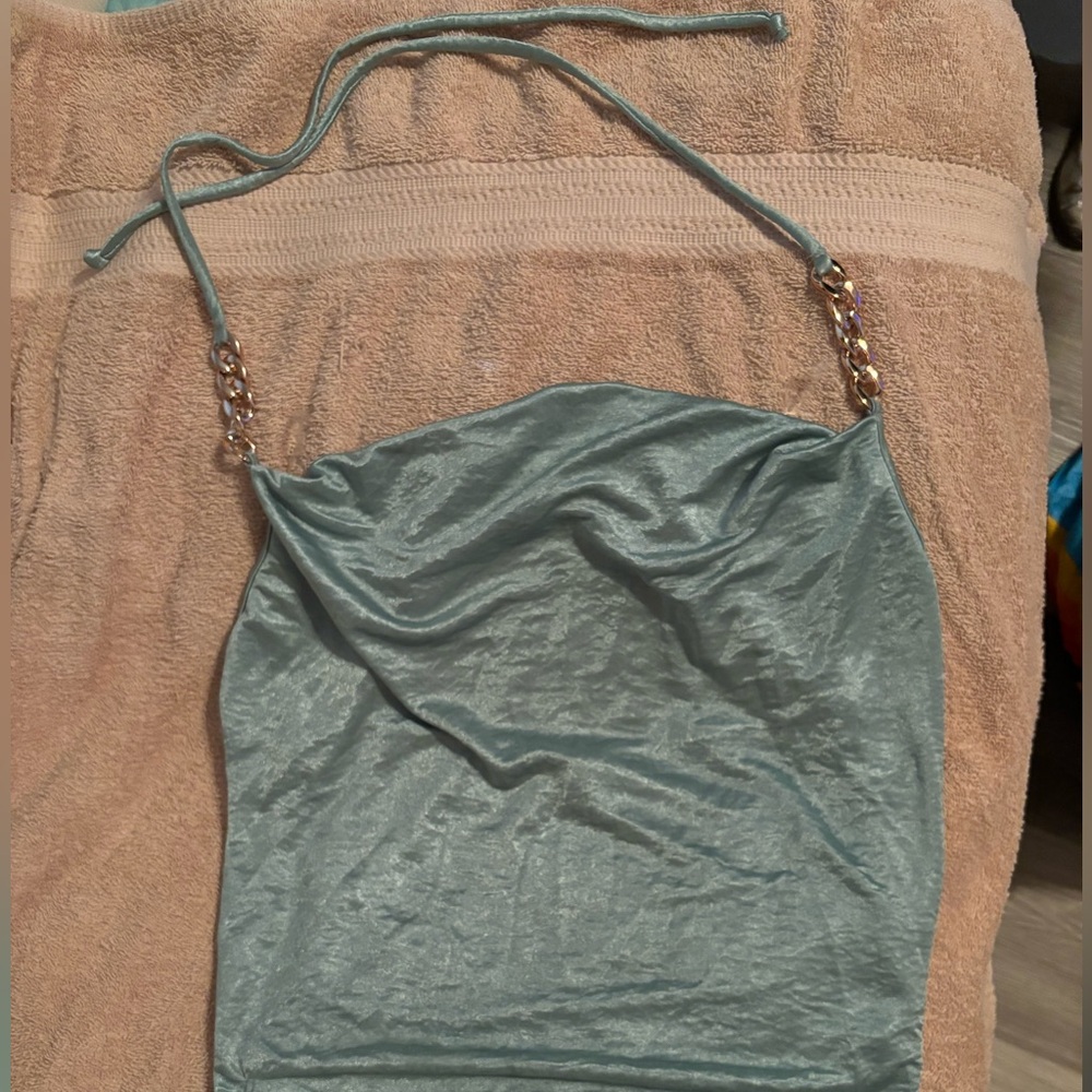 Light green top